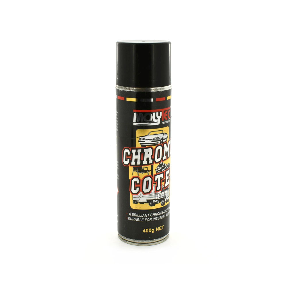 Chrome Cote Paint Can 400g Motospray Suitable for Plastics & Chassis And Metal