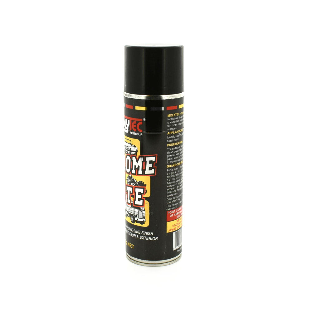 Chrome Cote Paint Can 400g Motospray Suitable for Plastics & Chassis And Metal