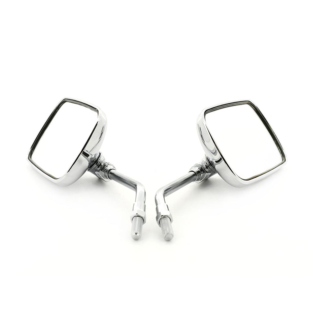 Left + Right Hand Rearview Mirror Fit Yamaha XV Style Chrome
