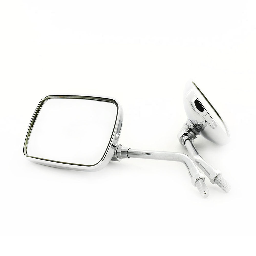 Left + Right Hand Rearview Mirror Fit Yamaha XV Style Chrome