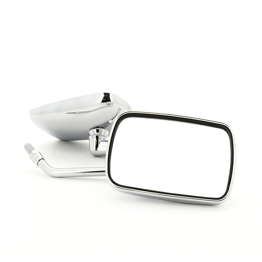 Left + Right Hand Rearview Mirror Fit Yamaha XV Style Chrome