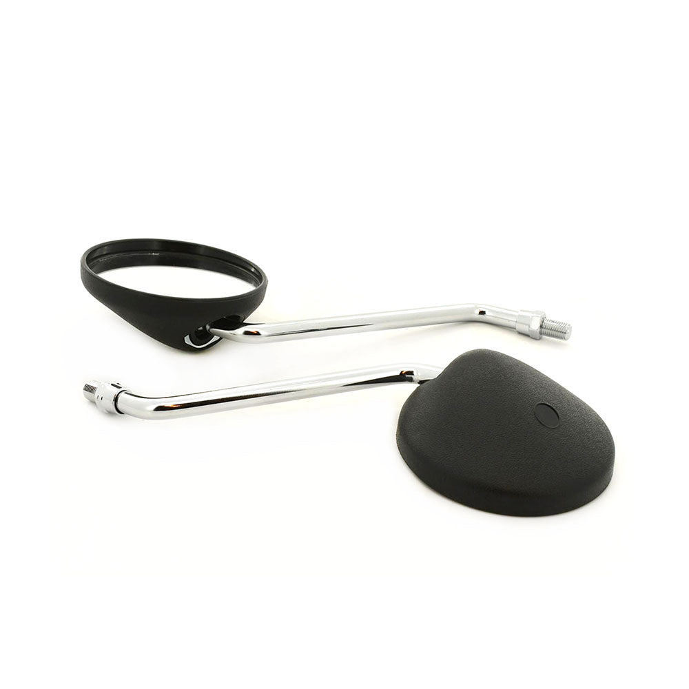 Pair Motorcycle Rearview Mirror For Yamaha AG200 DT125 DT175 TW200 WR250R X SR500 XS750 etc.