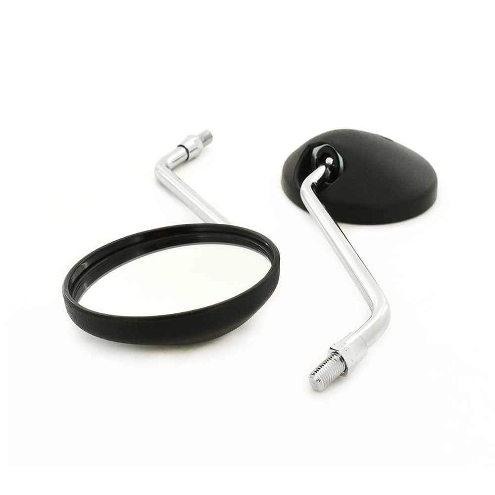 Pair Motorcycle Rearview Mirror For Yamaha AG200 DT125 DT175 TW200 WR250R X SR500 XS750 etc.