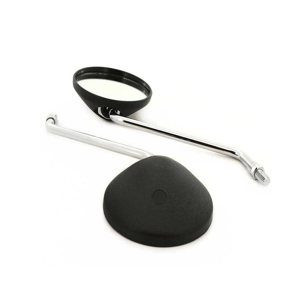 Pair Motorcycle Rearview Mirror For Yamaha AG200 DT125 DT175 TW200 WR250R X SR500 XS750 etc.