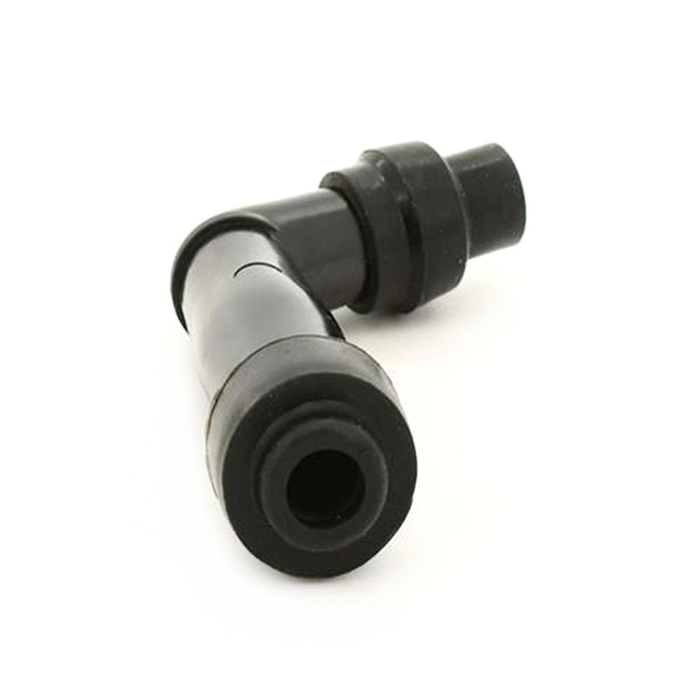 Universal Motorcycle NGK Style 102 Degree Elbow Rubber Spark Plug Cap 5k Ohms