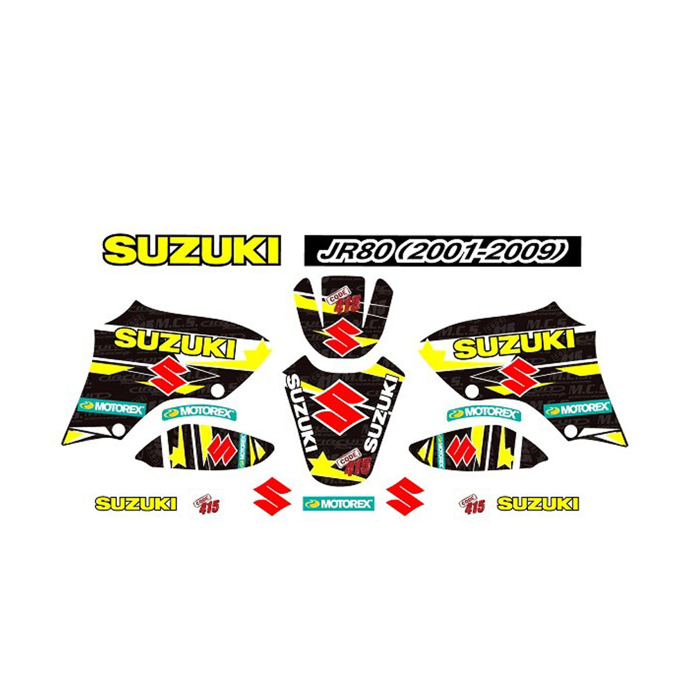 Motorcycle Sticker Decal Kit For Suzuki JR80 Graphics Kit