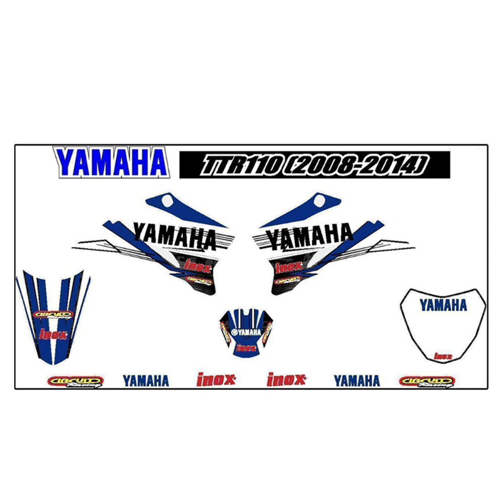 Graphics Sticker Kit Fit Yamaha TTR110 2008 2009 2010 2011 2012 2013 2014