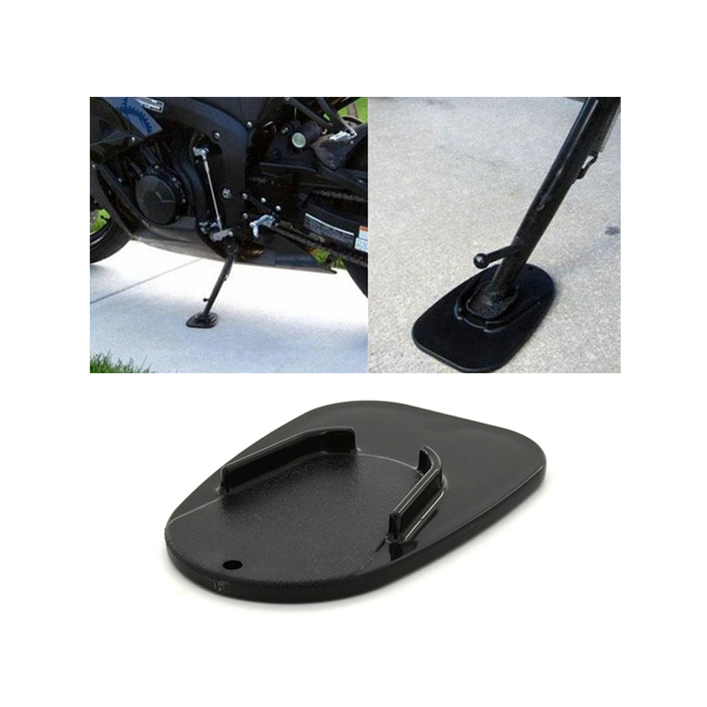 Universal Plastic Kickstand Side Stand Plate Pad Base For Motorcycle Motorbike
