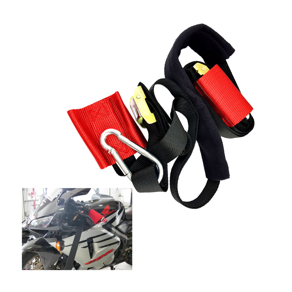 Heavy Duty Motorcycle Dirt Bike Handlebar Top Strap Tie Down With Cambuckle