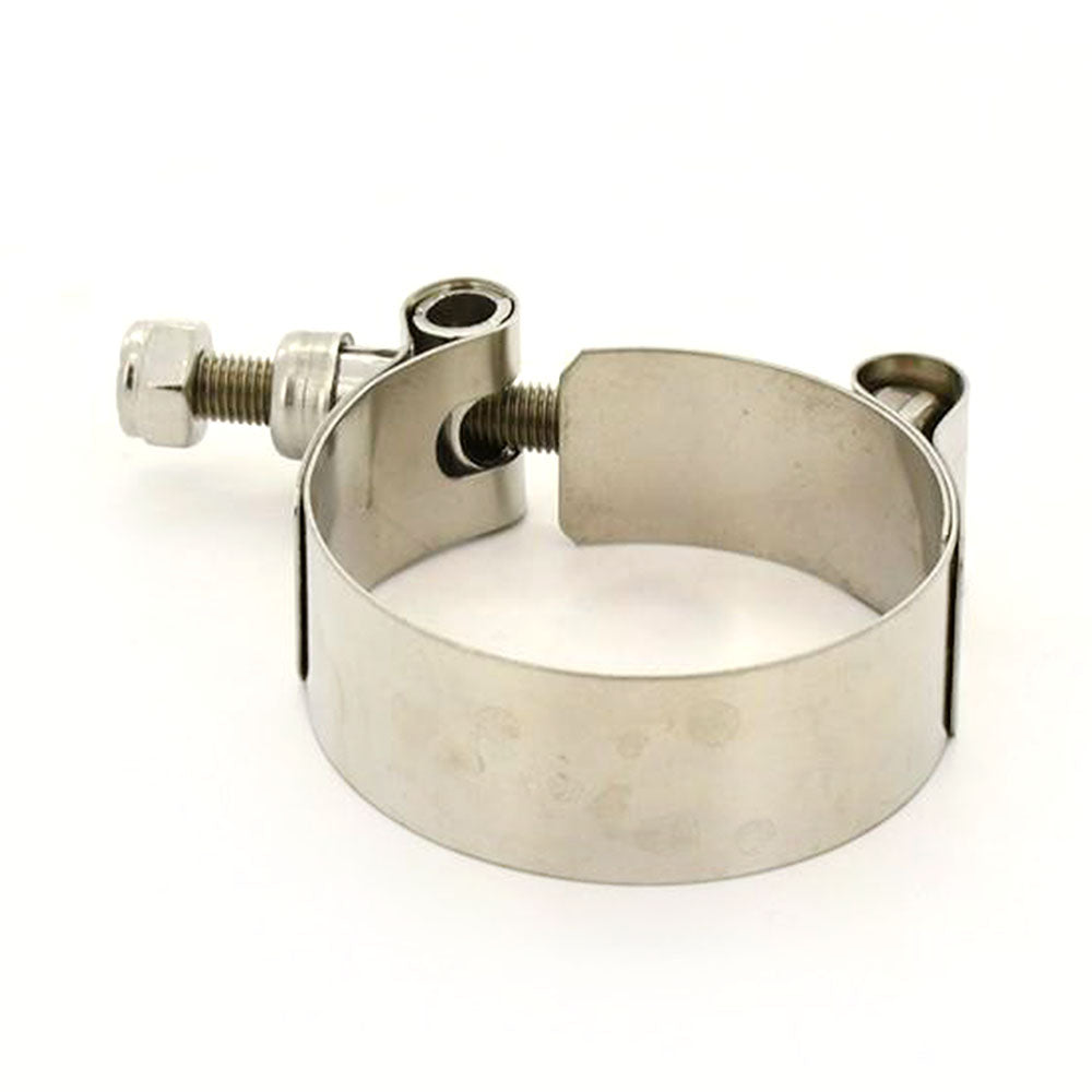 Universal Stainless Steel 48-55mm Car Motorcycle Exhaust Muffler Pipe Clamp