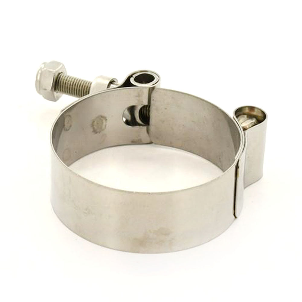 Universal Motorcycle 1mm Thick Stainless Steel 51-58.7mm Muffler Pipe Clamp