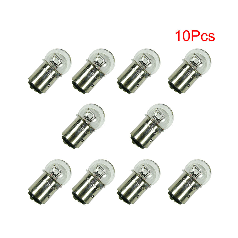 10Pcs 12v 23/8w Stop Tail Light Bulbs Fit Yamaha FZ700 RD250 SR400 Suzuki Kawasaki Honda etc.