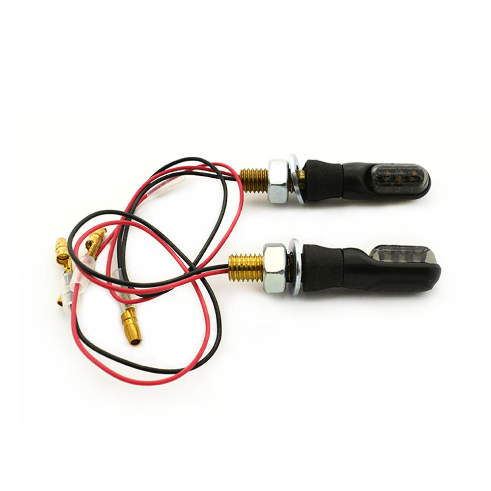 Pair Super Mini LED Indicators (PR) Blinkers Motorcycle Motorbike