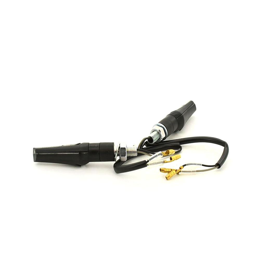 Pair Chameleon LED Indicator Changeable Cover Thread 8mm For Motorcycle