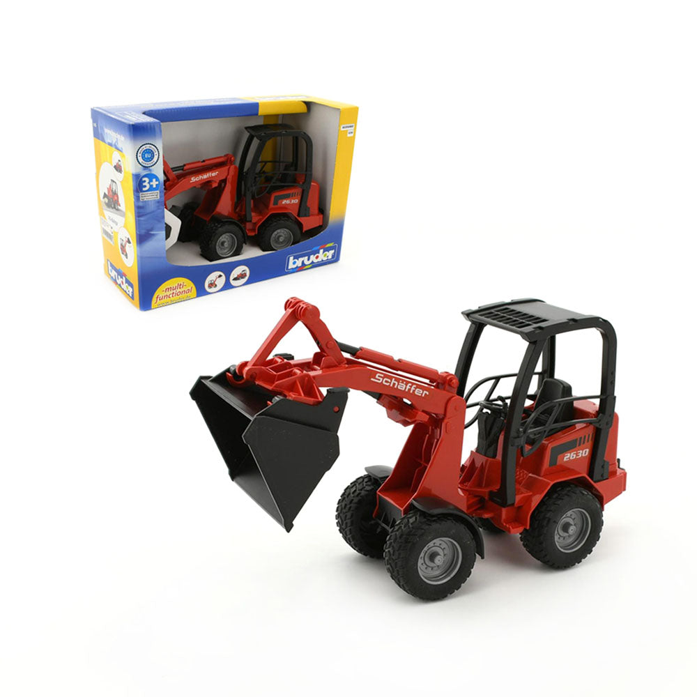 Bruder Licensed 1:16 Scale Shaffer Wheeled Compact Loader Red