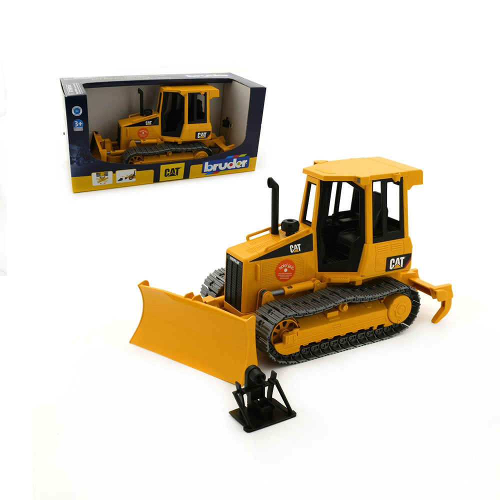Bruder Licensed 1:16 Scale Caterpillar Track-Type Tractor With Ripper Model Toy Yellow