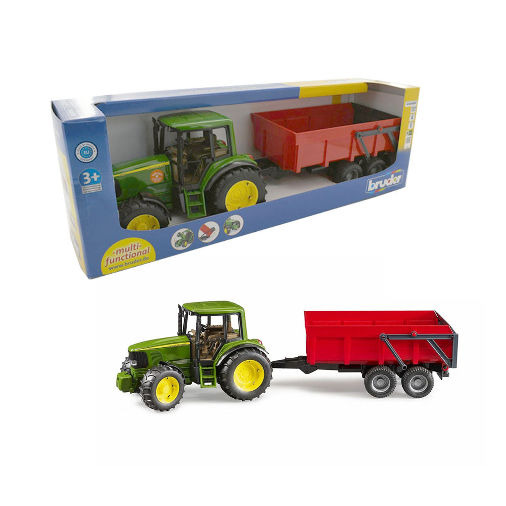 Bruder Licensed 1:16 Scale John Deere 6920 With Tipping Trailer
