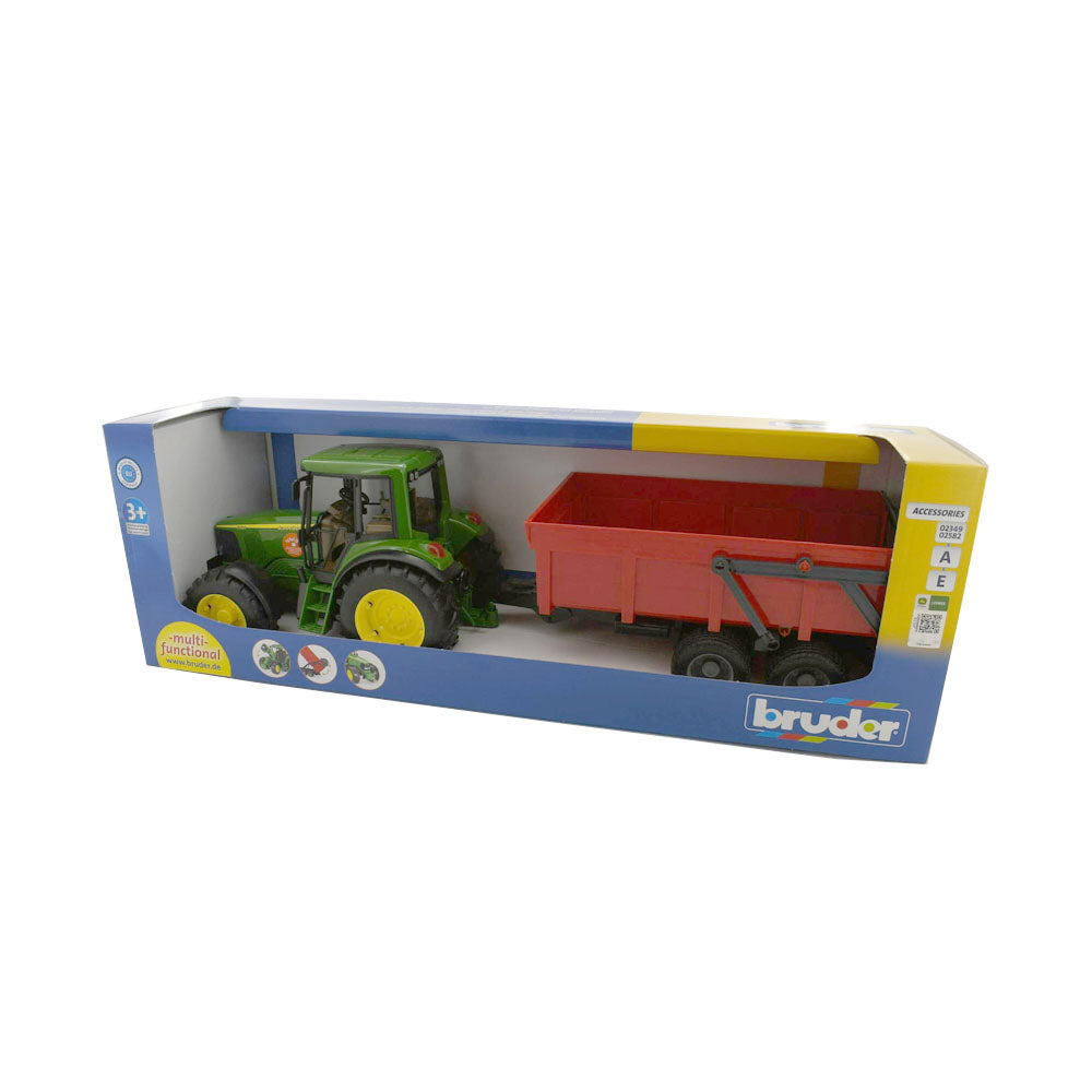 Bruder Licensed 1:16 Scale John Deere 6920 With Tipping Trailer