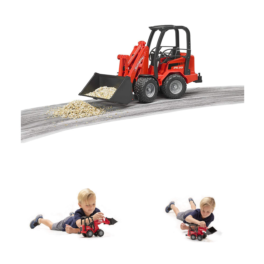 Bruder Licensed 1:16 Scale Shaffer Wheeled Compact Loader Red