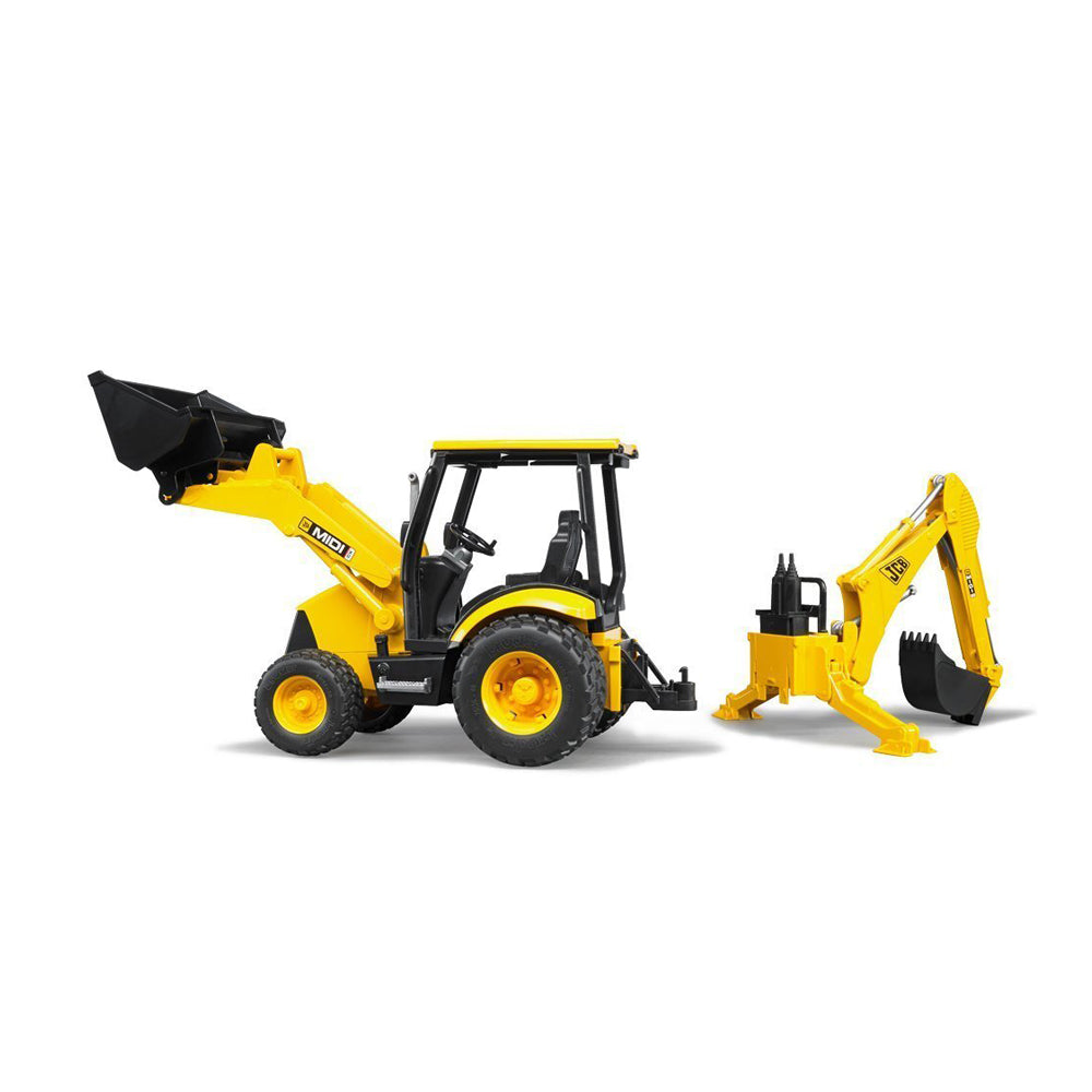 Bruder Licensed 1:16 Scale JCB MIDI CX Backhoe loader Yellow