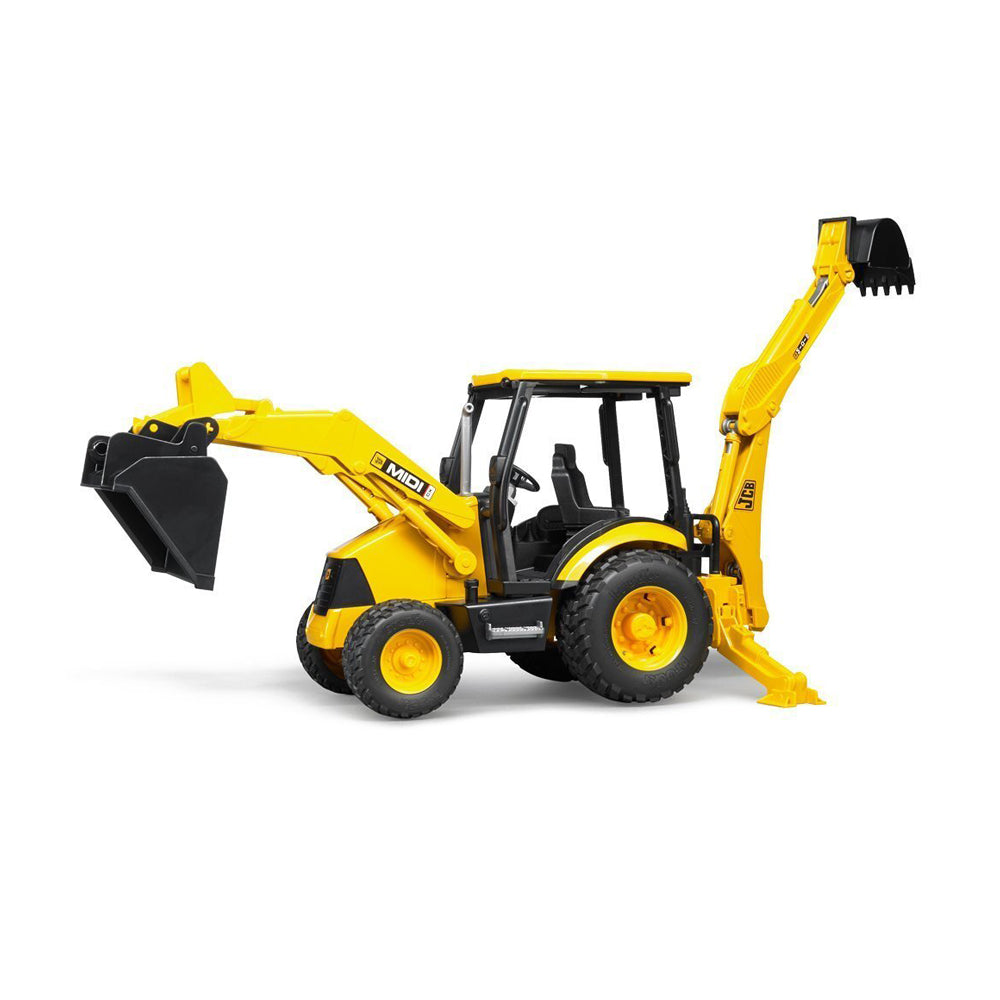 Bruder Licensed 1:16 Scale JCB MIDI CX Backhoe loader Yellow