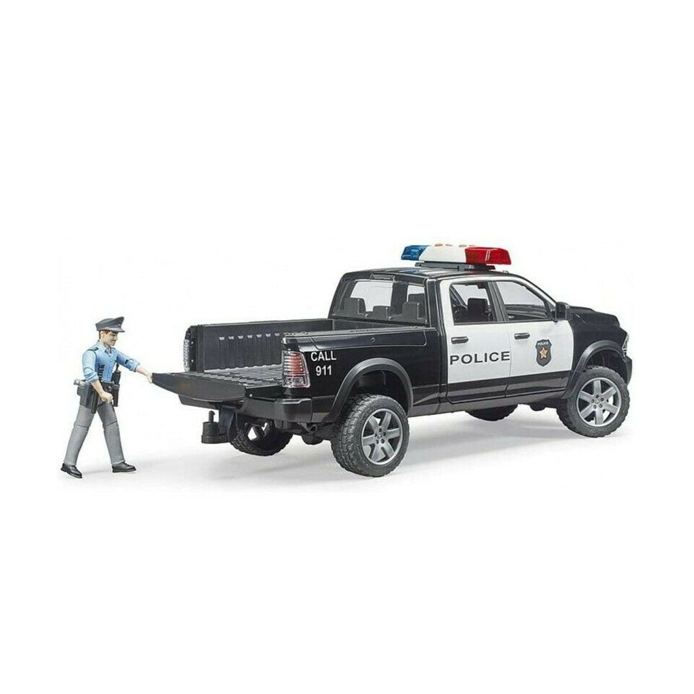 Bruder Licensed 1:16 Scale RAM 2500 Police truck with policeman