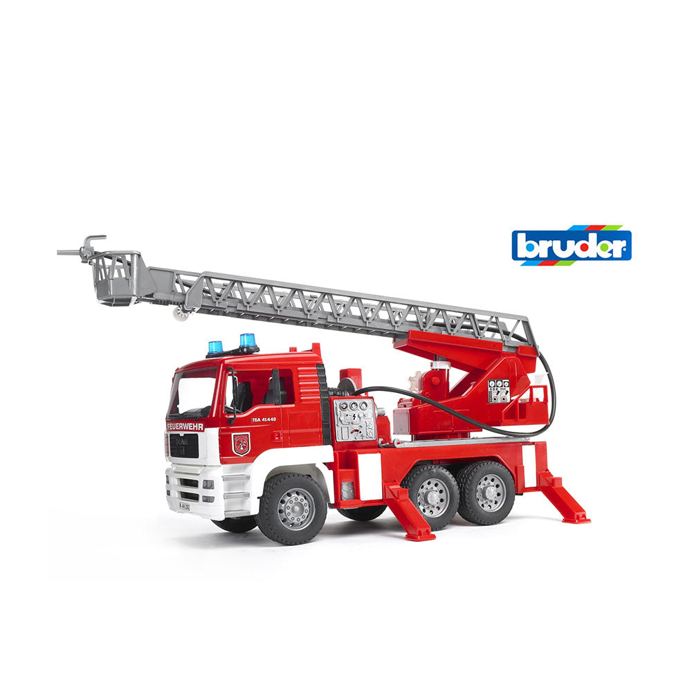 Bruder Licensed 1:16 Scale Man Tga Fire Engine With Water Pump & Light & Sound Module