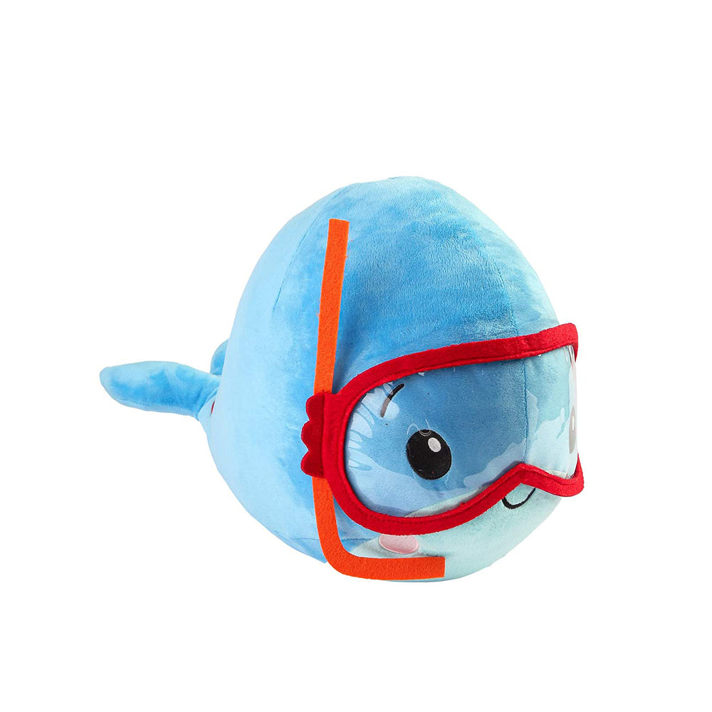 Fisher Price Large Plush Whale 45cm Long Super Soft AX Toys For Baby 12 Months+