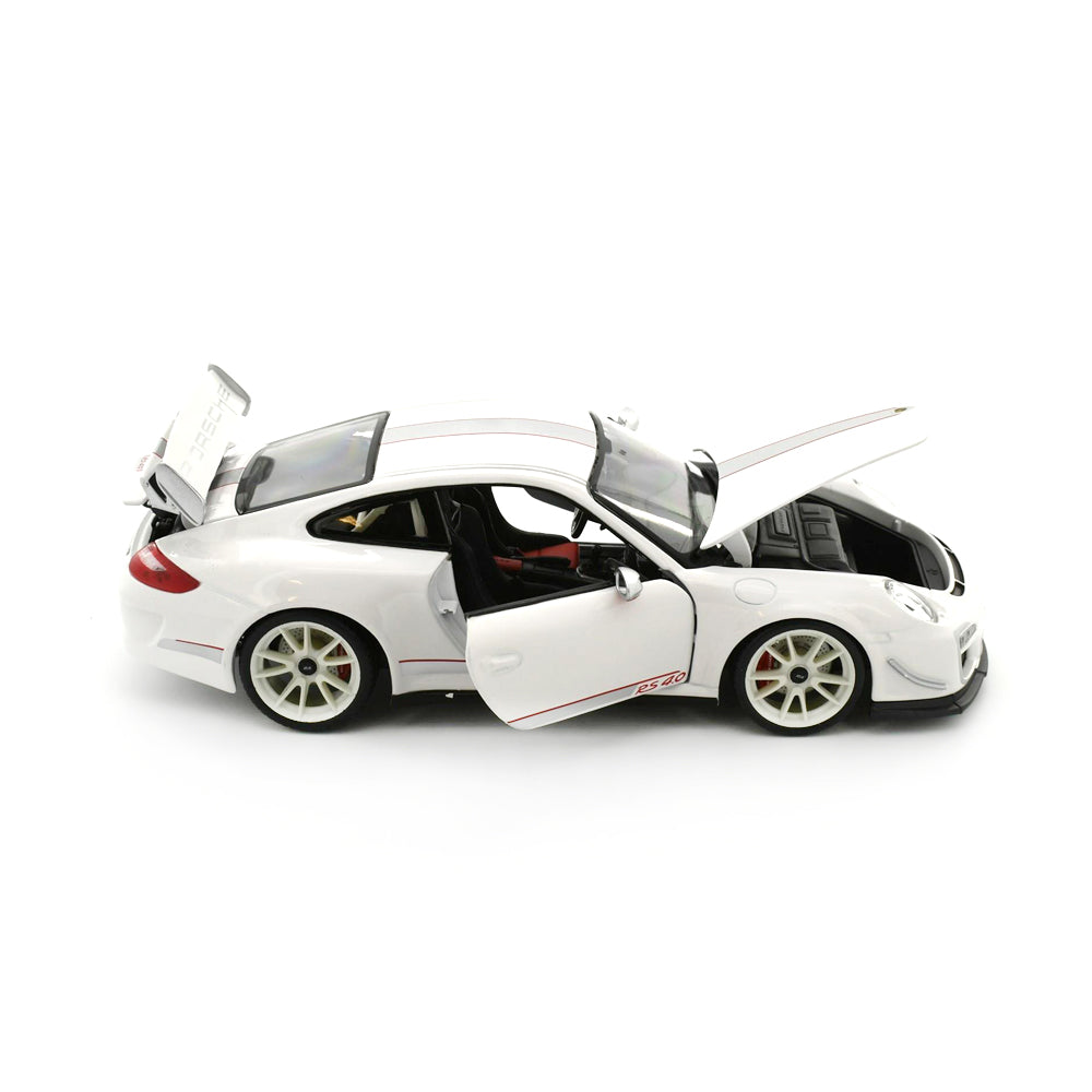 Bburago Licensed 1:18 Scale 2012 Porsche 911 GT3 RS 4.0 Diecast Model Car White