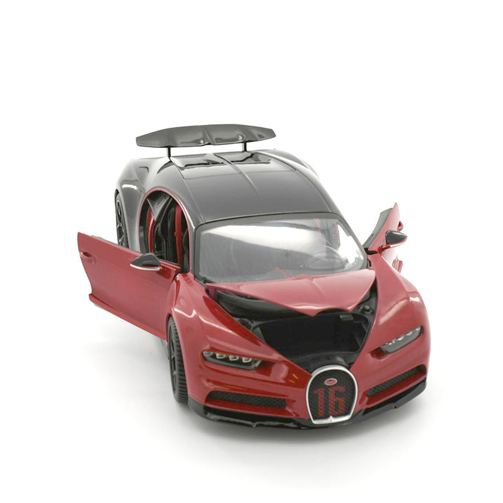 Bburago Licensed 1:18 Scale 2018 Bugatti Chiron Sport Diecast Model Car Red