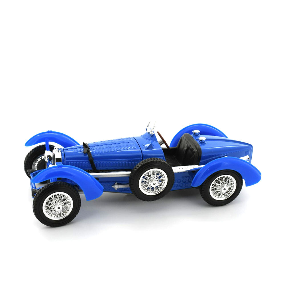 Bburago Licensed 1:18 Scale 1934 Bugatti Type 59 Diecast Model Car Two Tone Blue
