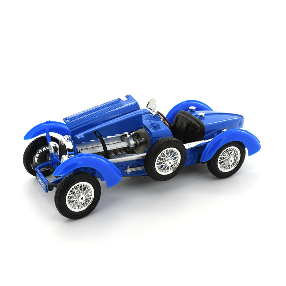 Bburago Licensed 1:18 Scale 1934 Bugatti Type 59 Diecast Model Car Two Tone Blue
