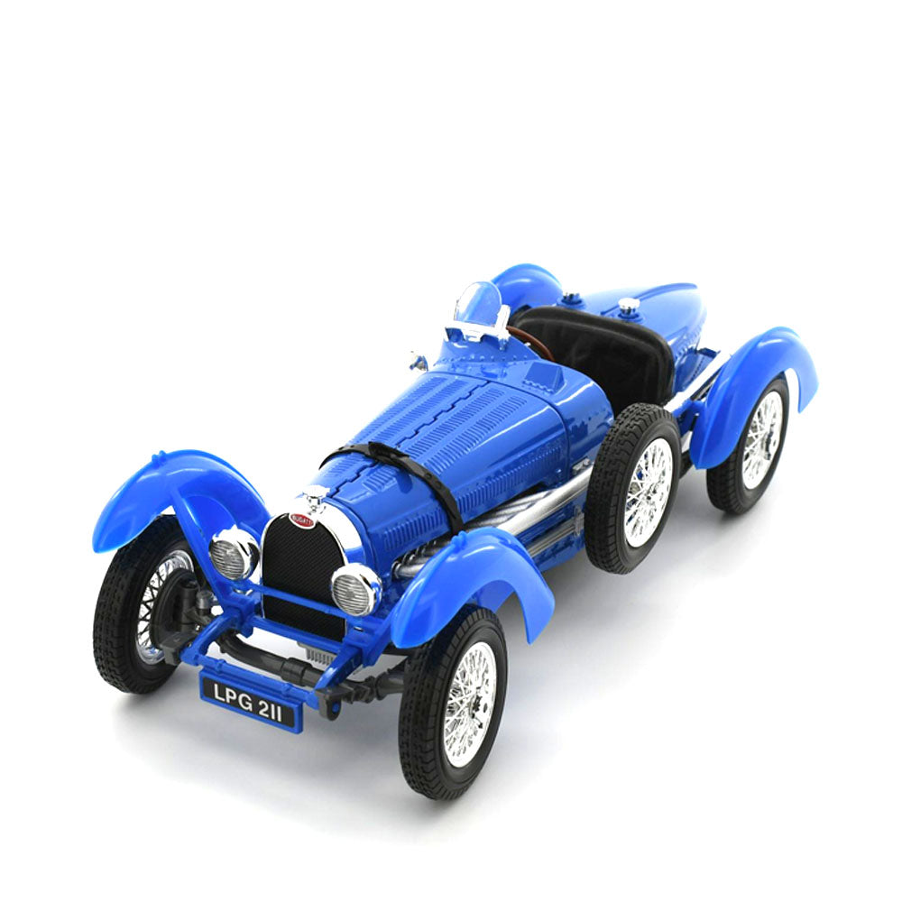Bburago Licensed 1:18 Scale 1934 Bugatti Type 59 Diecast Model Car Two Tone Blue
