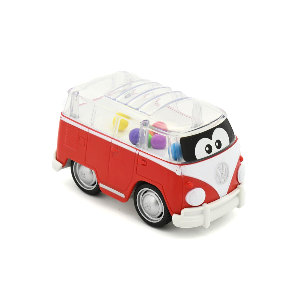 Bb Junior Licensed Volkswagen Samba Poppin' Bus-Red Baby Kids Model Toy 9 Month+
