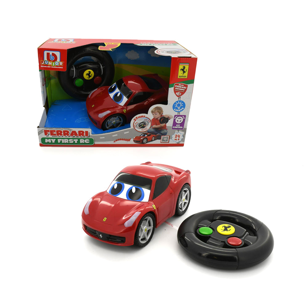 Bb Junior Ferrari My First R/C 458 Italia With Light & Sound-Red Baby Kids 24 Month+
