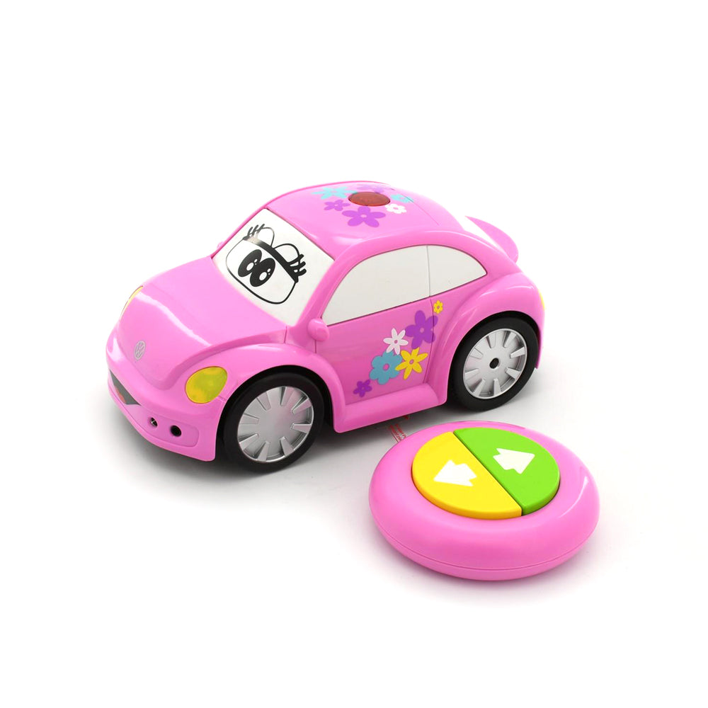 Bb Junior Licensed Toy Volkswagen Easy Play RC New Beetle-Pink Baby Kids 18 Month+