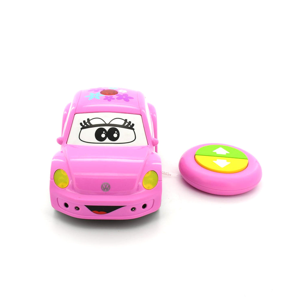 Bb Junior Licensed Toy Volkswagen Easy Play RC New Beetle-Pink Baby Kids 18 Month+