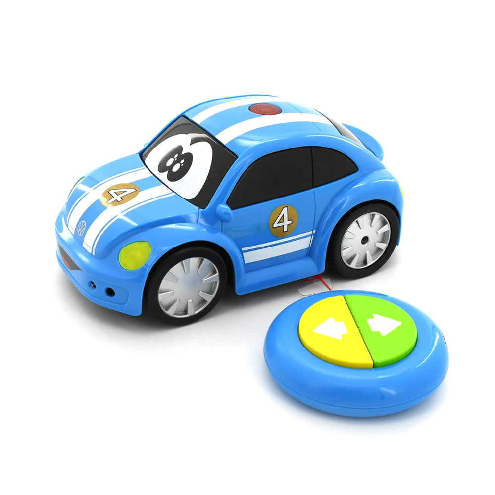 Bb Junior Licensed Volkswagen Easy Play RC Beetle-Blue Racing Baby Kids 18 Month+