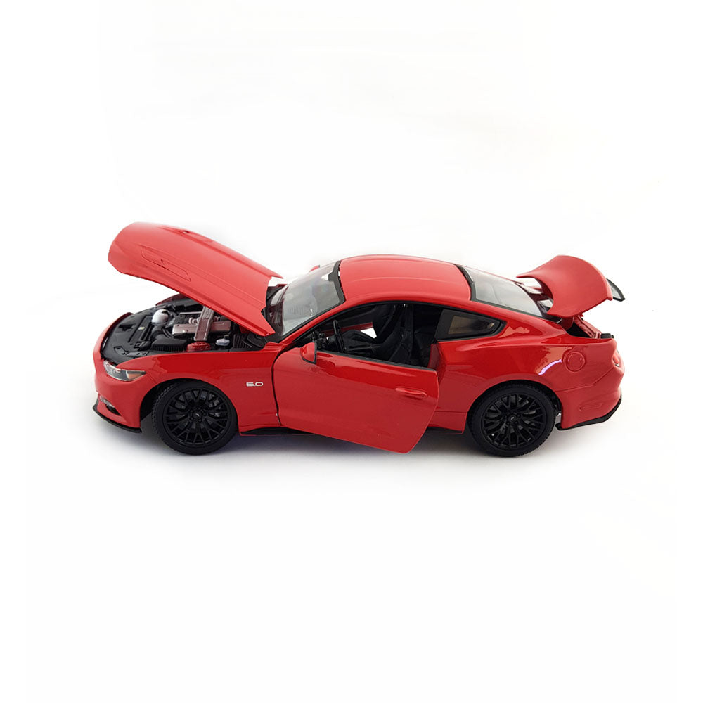 Maisto Licensed 1:18 Scale Ford Mustang Coupe 2015 Diecast Model Car Red