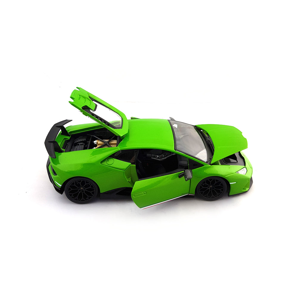Maisto Licensed 1:18 Scale Lamborghini Huracan Performante Diecast Model Car Green