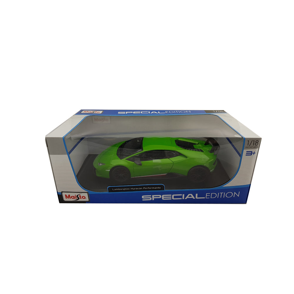 Maisto Licensed 1:18 Scale Lamborghini Huracan Performante Diecast Model Car Green