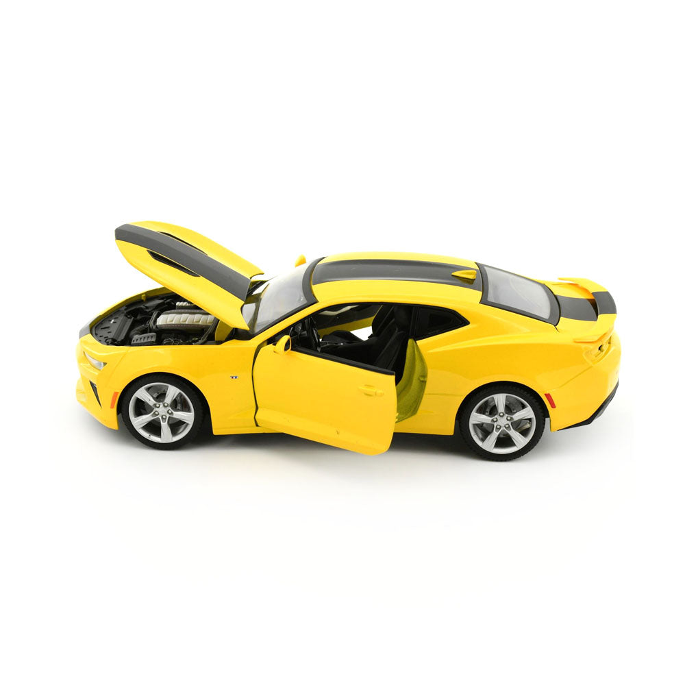 Maisto Licensed 1:18 Scale 2016 Chevrolet Camaro SS Diecast Model Car Yellow