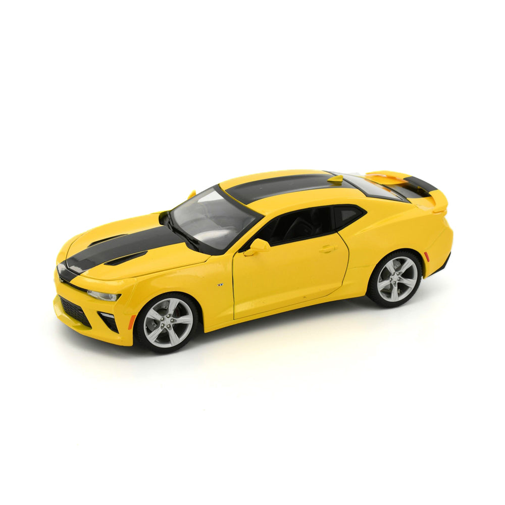 Maisto Licensed 1:18 Scale 2016 Chevrolet Camaro SS Diecast Model Car Yellow