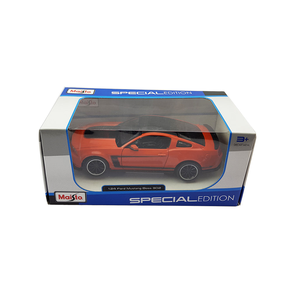 Maisto Licensed 1:24 Scale Ford Mustang Boss 302 Diecast Model Car Red