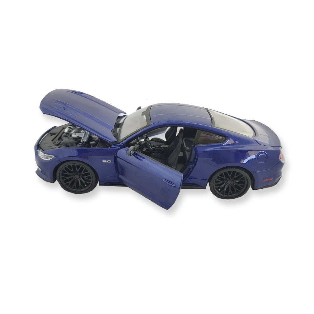 Maisto Licensed 1:24 Scale 2015 Ford Mustang Coupe Diecast Model Car Blue