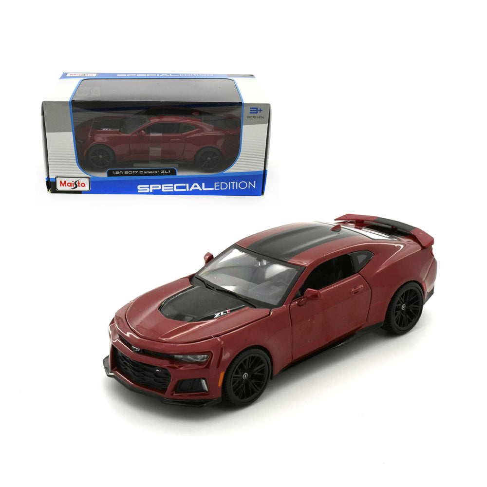 Maisto Licensed 1:24 Scale 2017 Chevrolet Camaro ZL-1 Diecast Model Car Red