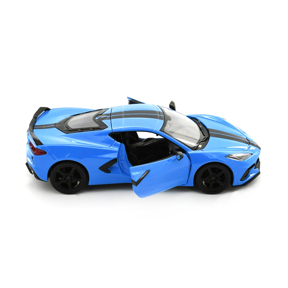 Maisto Licensed 1:24 Scale 2020 Chevrolet Corvette Stingray Coupe Diecast Model Car Blue