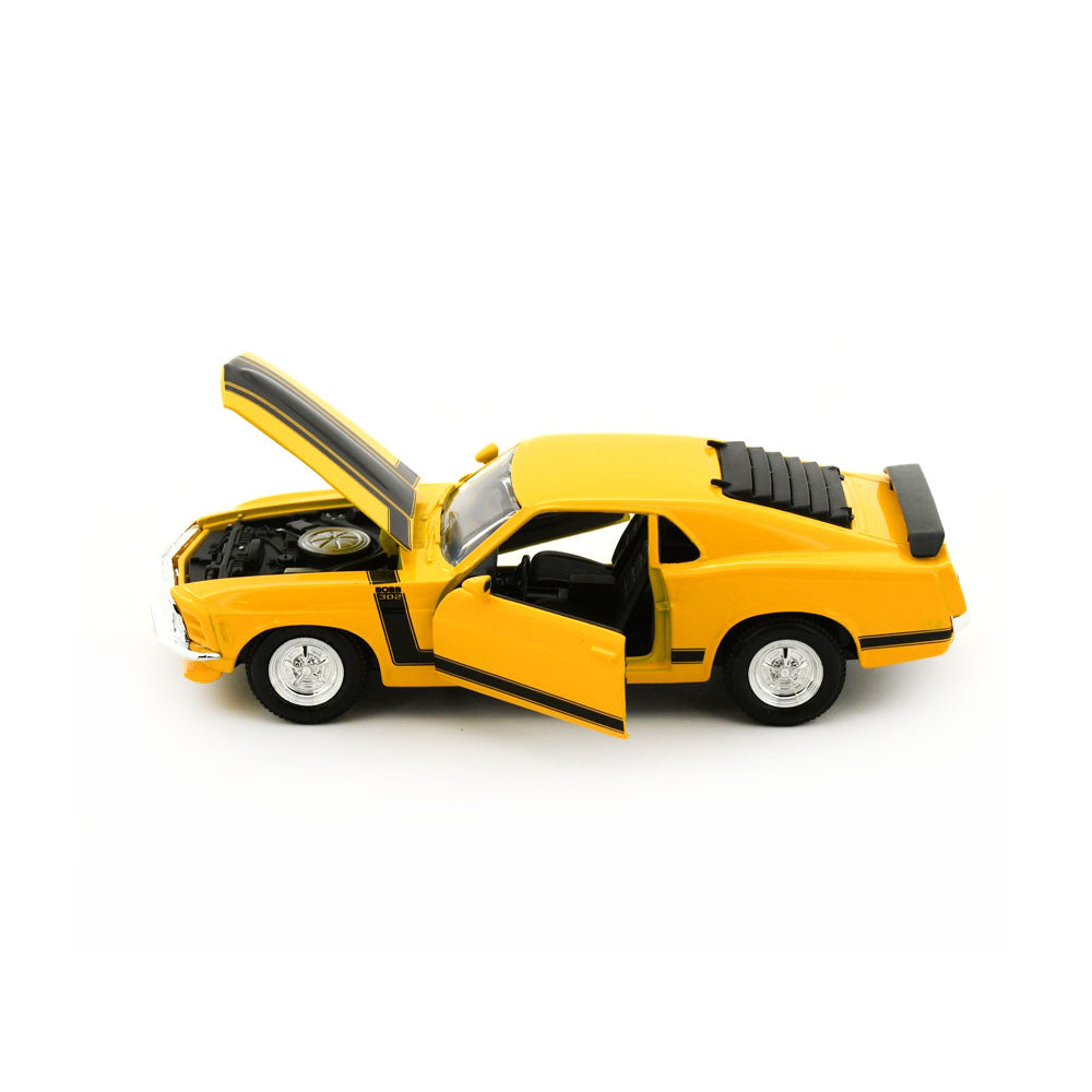 Maisto Licensed 1:24 Scale Diecast Models 1970 Ford Mustang Boss 302 Yellow Toy