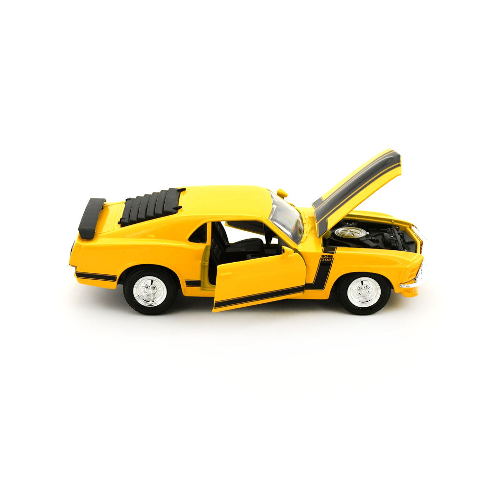 Maisto Licensed 1:24 Scale Diecast Models 1970 Ford Mustang Boss 302 Yellow Toy