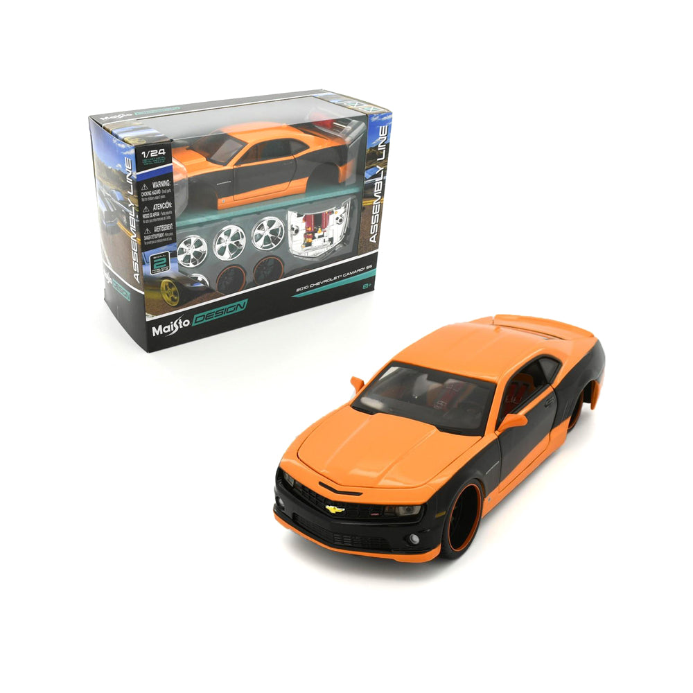 Maisto Licensed 1:24 Scale A Line Design 2010 Chevrolet Camaro SS Diecast Model Car Orange